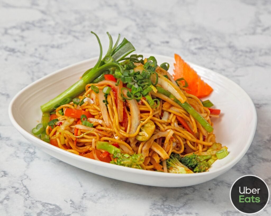 simcoe hakka and momo menu - veg hakka noodles