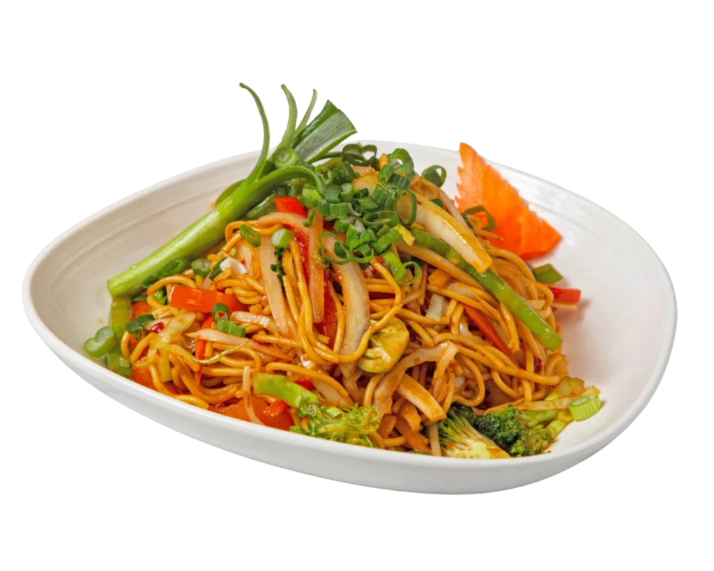 simcoe hakka and momo menu - veg hakka noodles